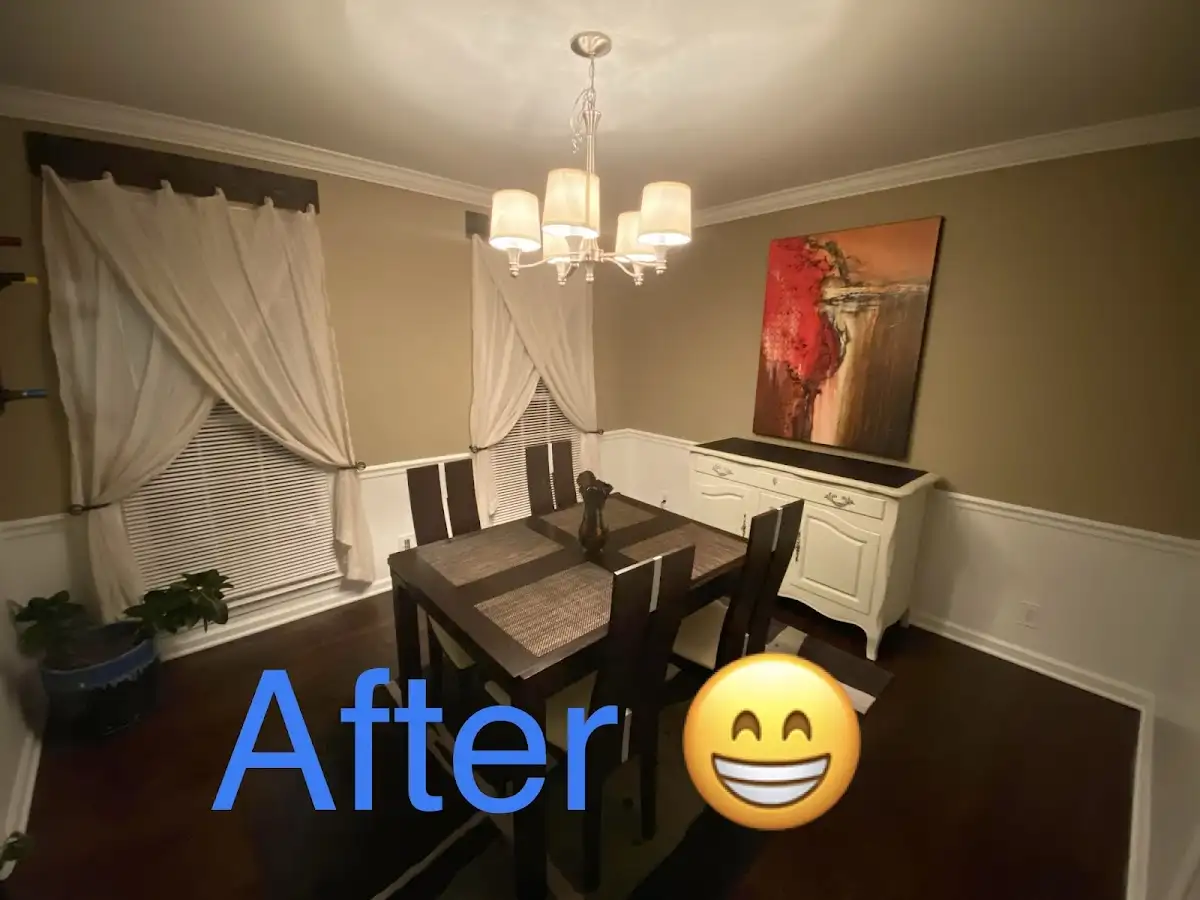Professional dining room restoration after water damage in Glendale